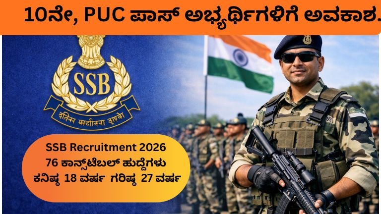 SSB ನೇಮಕಾತಿ